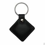 фото Домофонный ключ бесконтактный RFID кожаный чехол